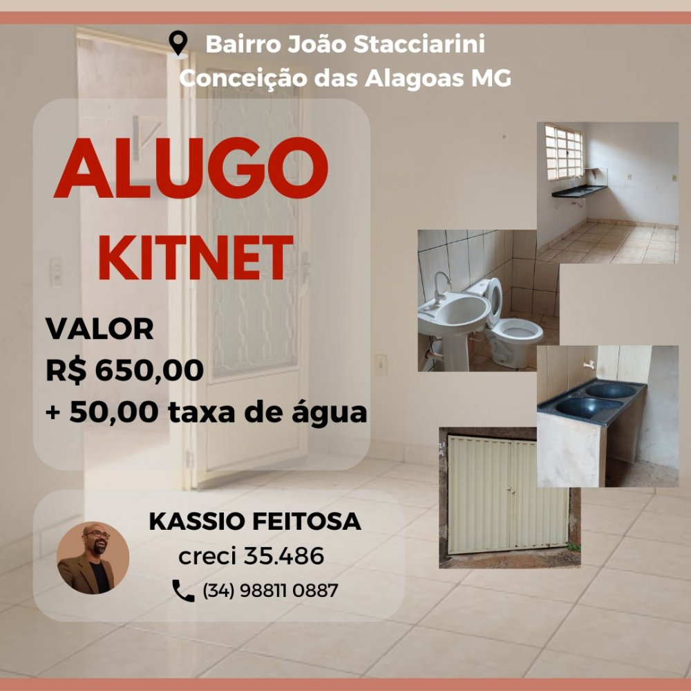 Kitnet - Aluguel - Joo Staciarini 2 - Conceio das Alagoas - MG