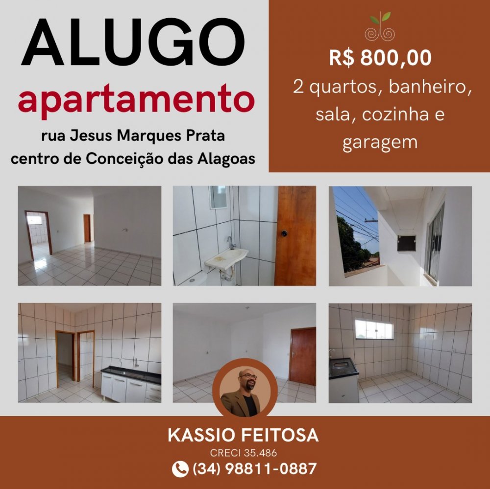 Apartamento - Aluguel - Centro - Conceio das Alagoas - MG