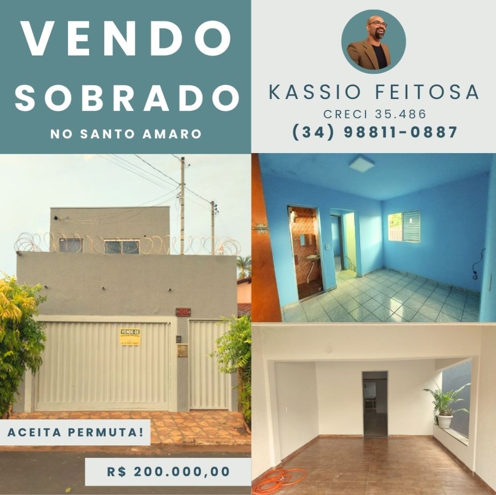 Sobrado - Venda - Santo Amaro - Conceio das Alagoas - MG