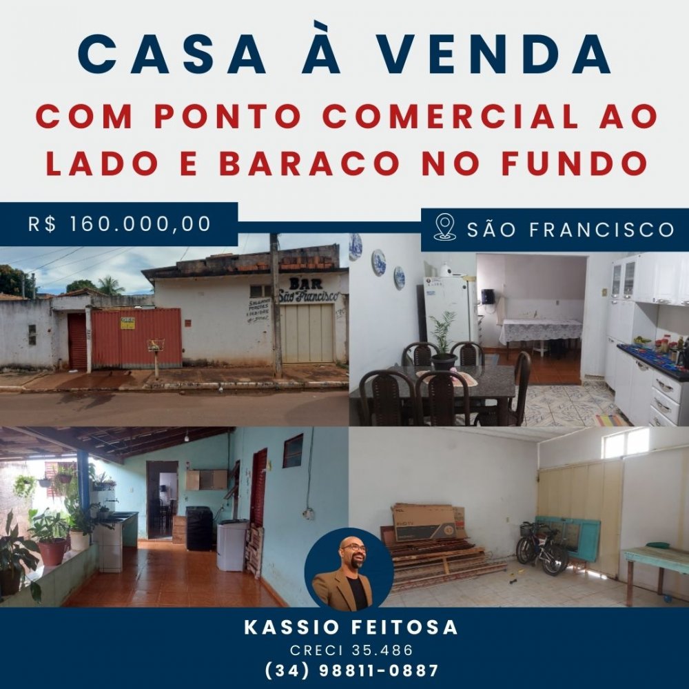 Casa - Venda - Jardim So Francisco - Conceio das Alagoas - MG