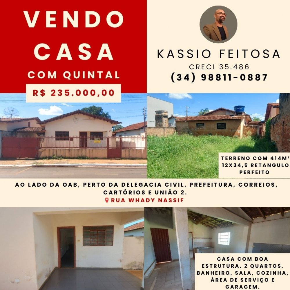 Casa - Venda - Centro - Conceio das Alagoas - MG