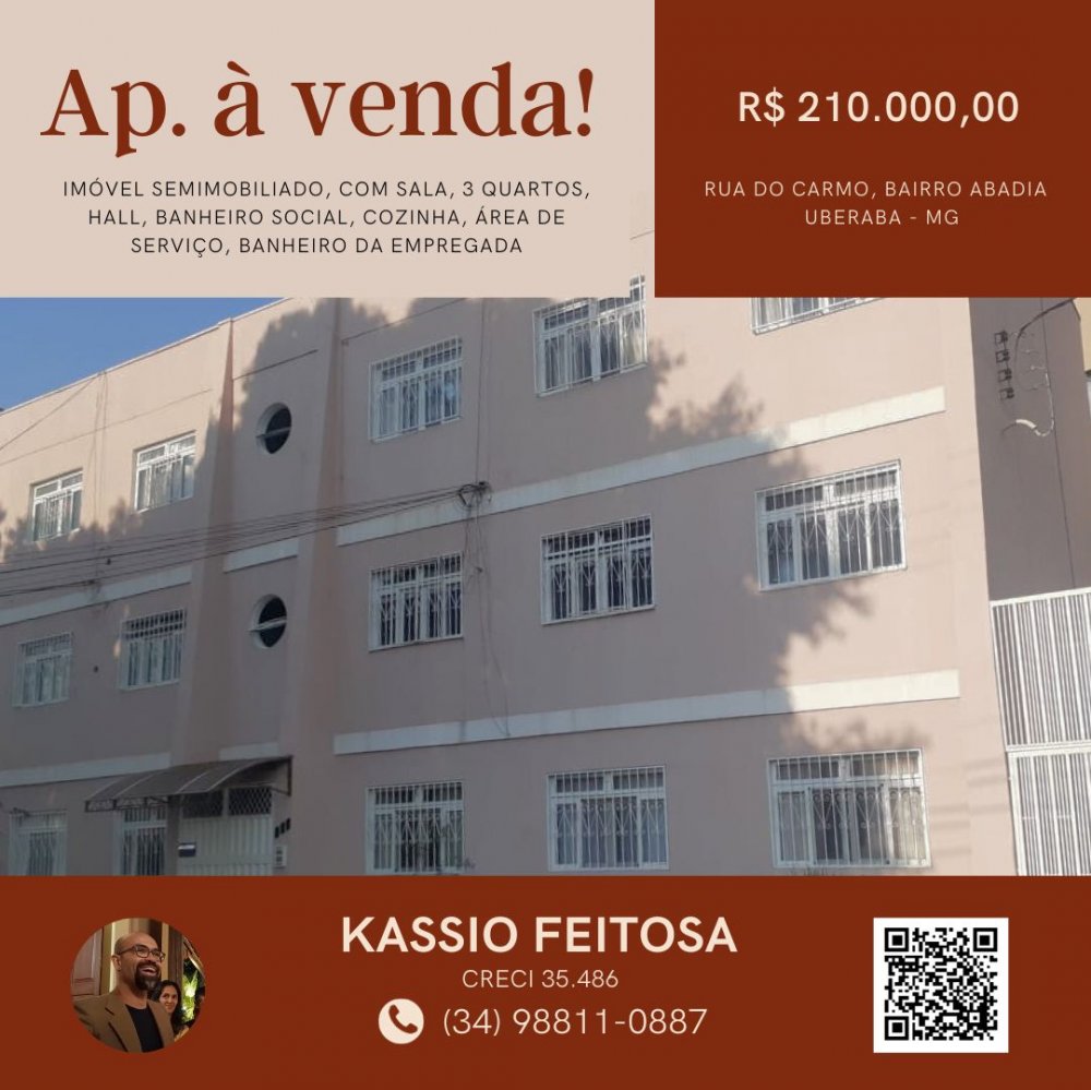 Apartamento - Venda - Nossa Senhora da Abadia - Uberaba - MG