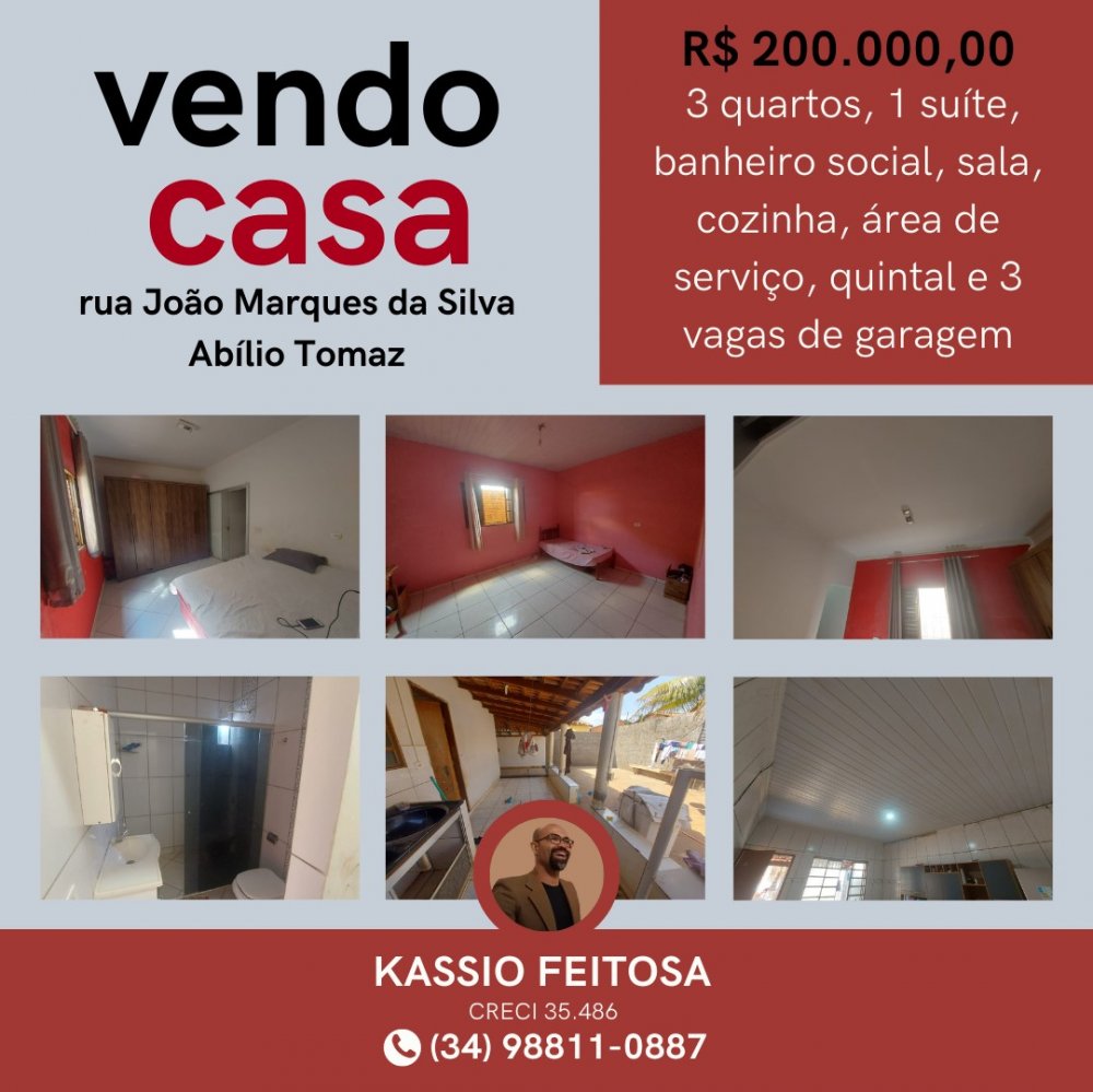 Casa - Venda - Ablio Tomaz - Conceio das Alagoas - MG